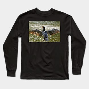 Spread your wings - Cormorant Long Sleeve T-Shirt